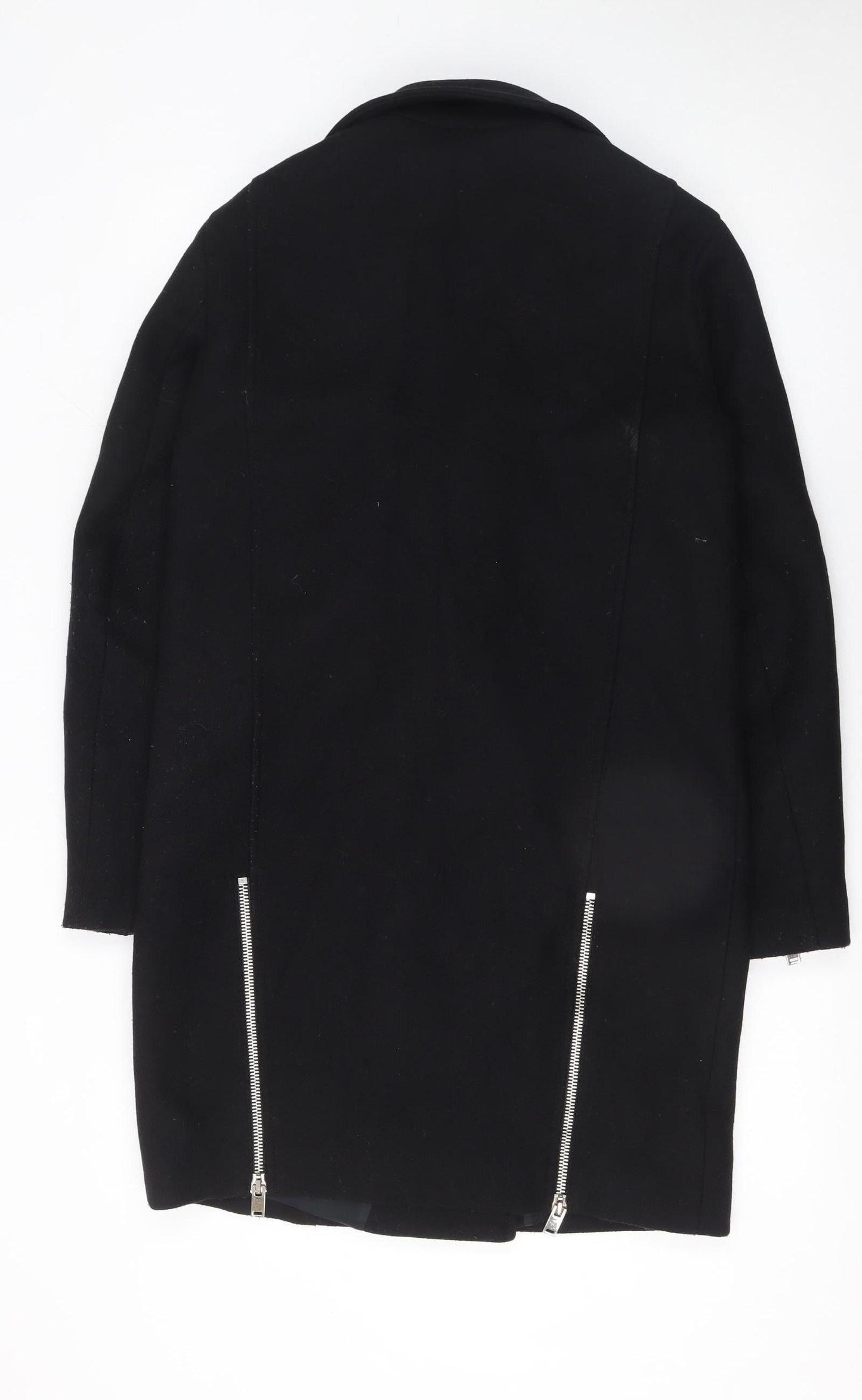 Womens UK Size 12 Zara Black Motorcycle Jacket