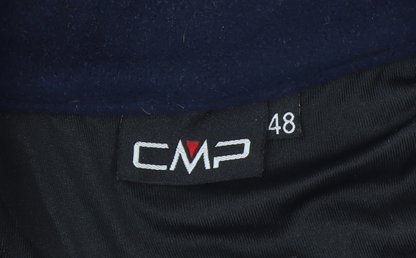 Mens UK Size M CMP Blue 1/4 Zip Jumper
