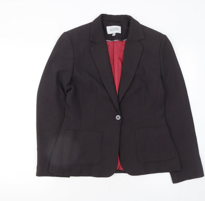 Womens UK Size 10 NEXT Regular Black Blazer