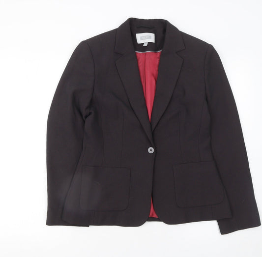 Womens UK Size 10 NEXT Regular Black Blazer