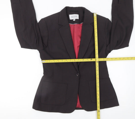 Womens UK Size 10 NEXT Regular Black Blazer