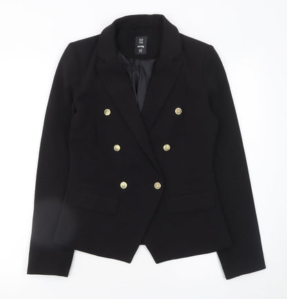 Womens UK Size XS Sinsay Regular Black Blazer