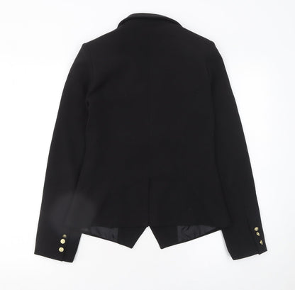 Womens UK Size XS Sinsay Regular Black Blazer