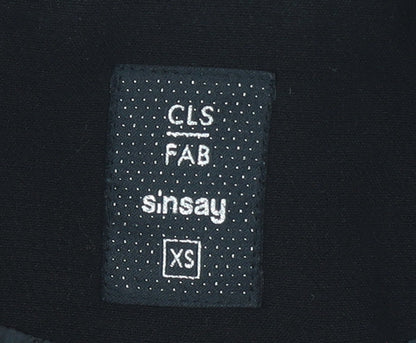 Womens UK Size XS Sinsay Regular Black Blazer