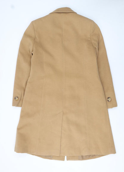 Womens UK Size 16 EWM Beige Overcoat