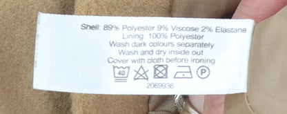 Womens UK Size 16 EWM Beige Overcoat