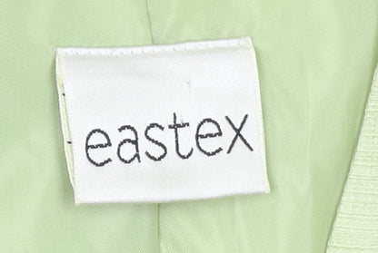 Eastex Women’s Green Woven Suit Jacket Size 16 Classic Tailored