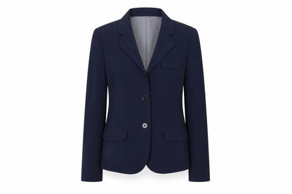 Gap Women's Navy Blue Blazer Size 2 Classic Single-Breasted Jacket