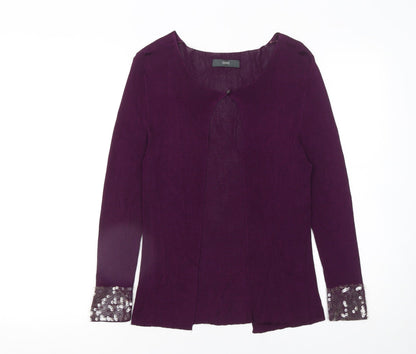 Womens UK Size S Designers at Debenhams Purple Cardigan Jumper