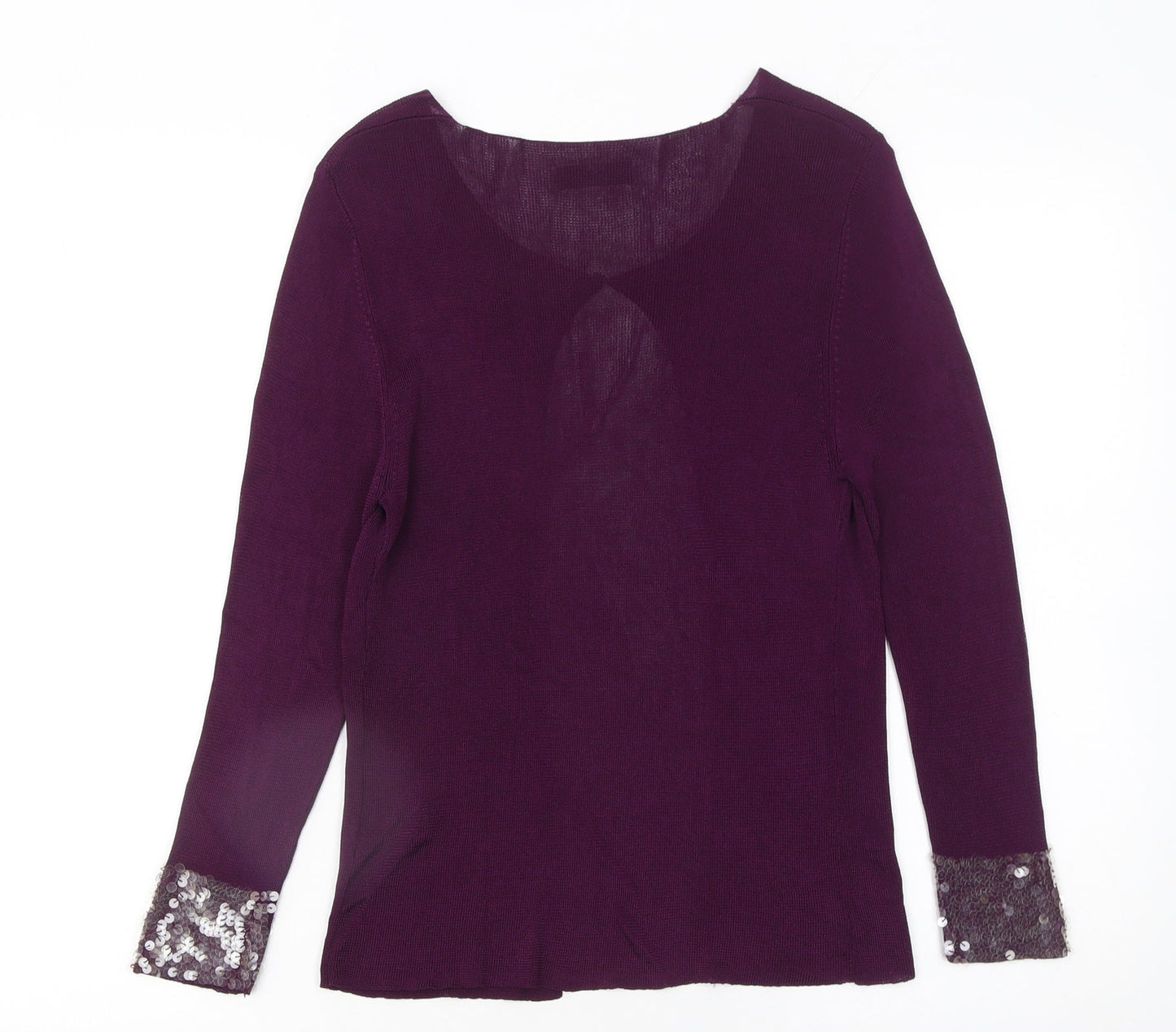 Womens UK Size S Designers at Debenhams Purple Cardigan Jumper