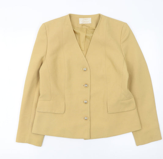 Womens UK Size 10 Eastex Regular Beige Suit Jacket