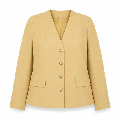 Womens UK Size 10 Eastex Regular Beige Suit Jacket