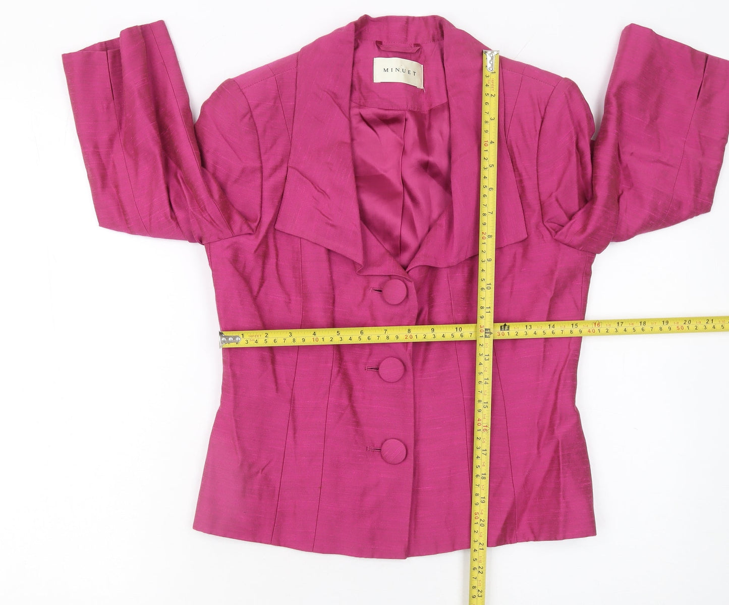 Womens UK Size 8 Minuet Regular Pink Blazer