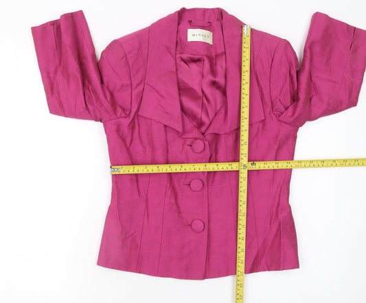 Womens UK Size 8 Minuet Regular Pink Blazer