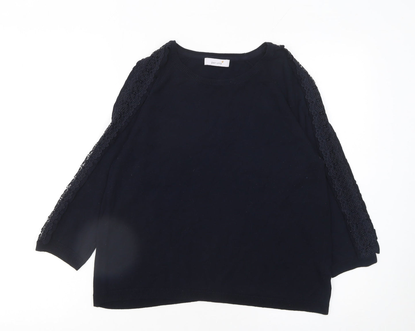 Womens UK Size 12 Marks and Spencer Black Pullover Jumper