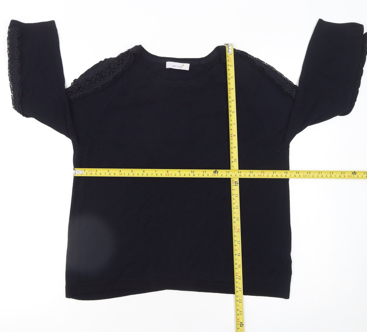 Womens UK Size 12 Marks and Spencer Black Pullover Jumper