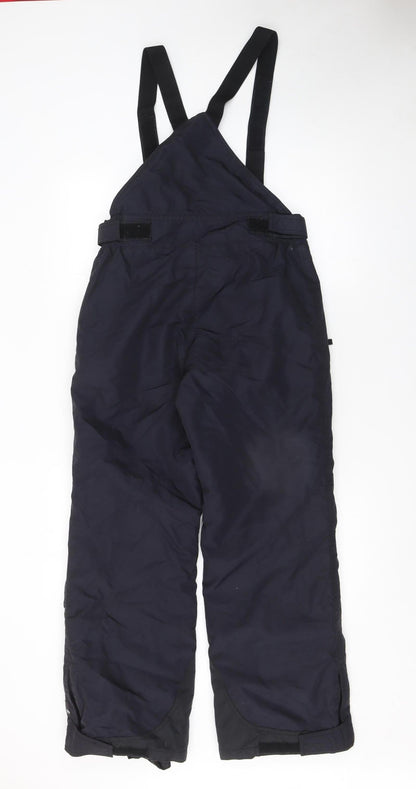 Quechua Women's Black Ski Spirit Snow Pants Size S Waterproof Winter Trousers