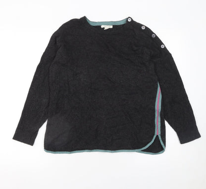 Womens UK Size 12 White Stuff Black Pullover Jumper