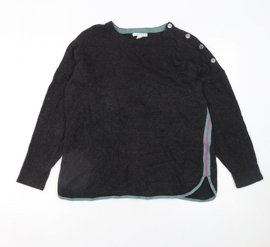 Womens UK Size 12 White Stuff Black Pullover Jumper