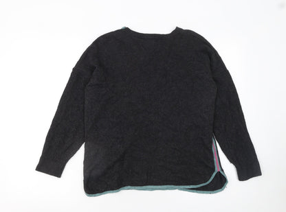 Womens UK Size 12 White Stuff Black Pullover Jumper