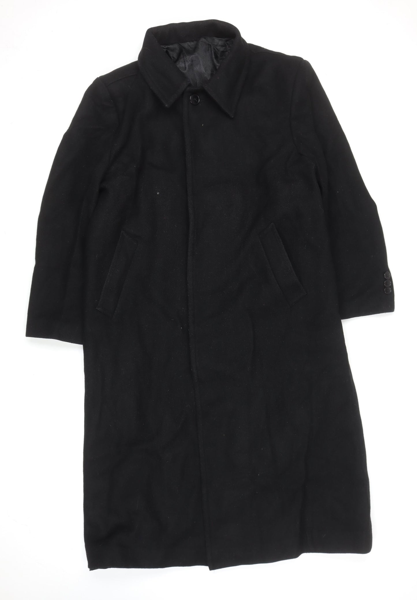 Womens UK Size L Al Zibak Black Overcoat