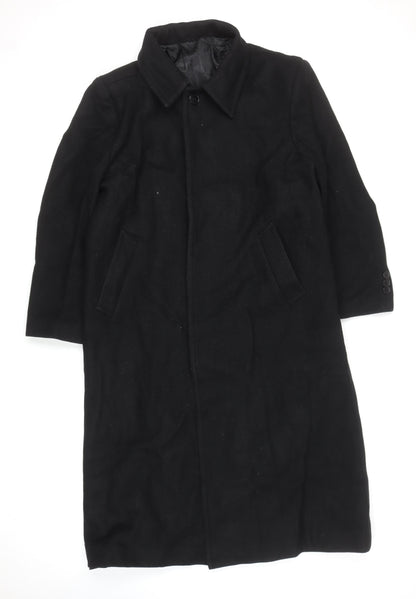 Womens UK Size L Al Zibak Black Overcoat