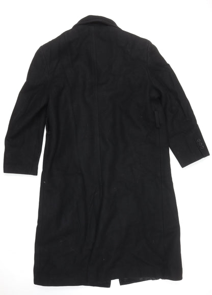 Womens UK Size L Al Zibak Black Overcoat