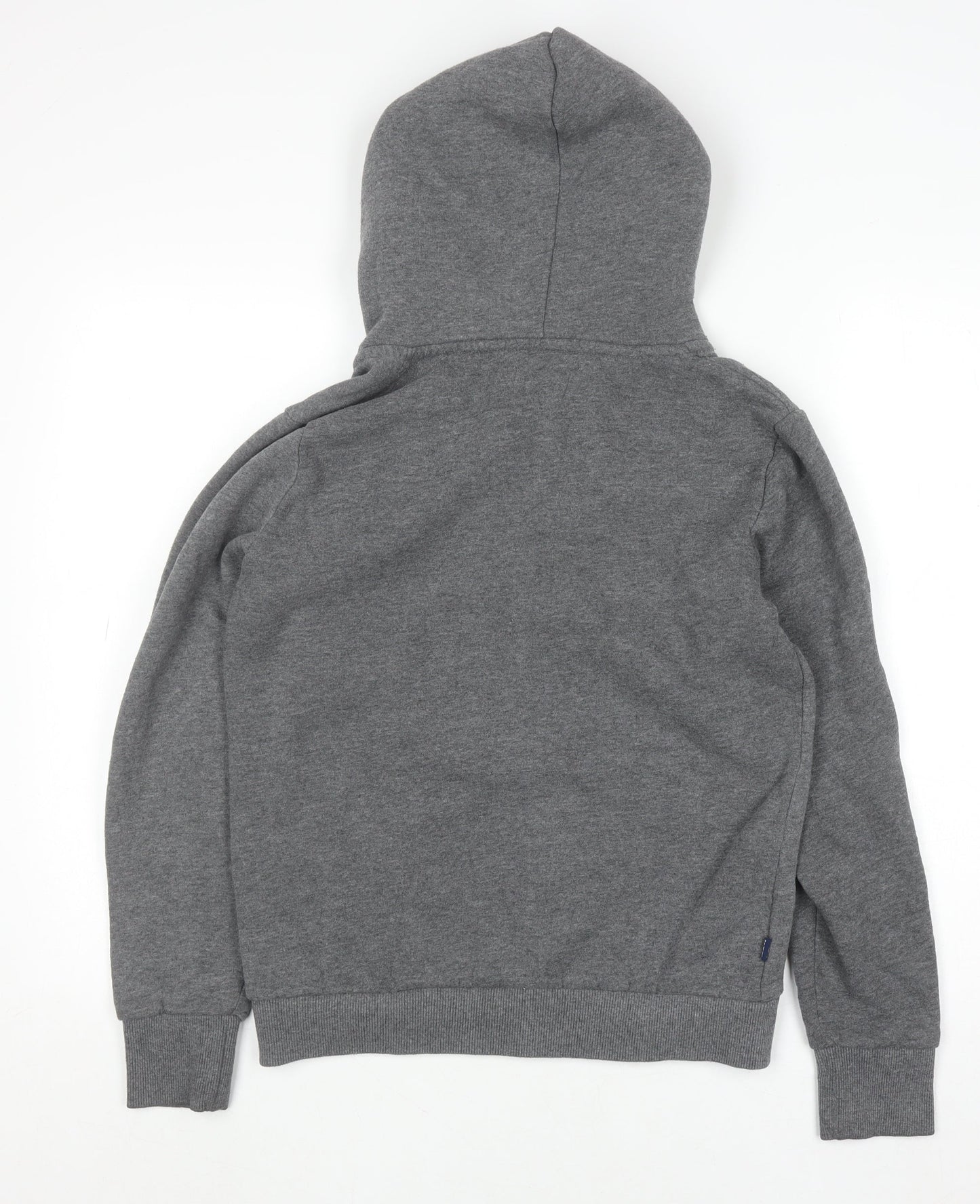 Womens UK Size 12 Superdry Grey Full Zip Hoodie
