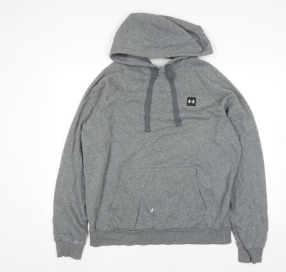 Womens UK Size L Under armour Grey Pullover Hoodie