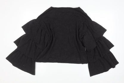 Womens UK Size S Zara Black Pullover Jumper