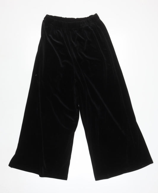 Womens UK Size 6 H&M Regular Fit Casual Party/Cocktail Black Trousers