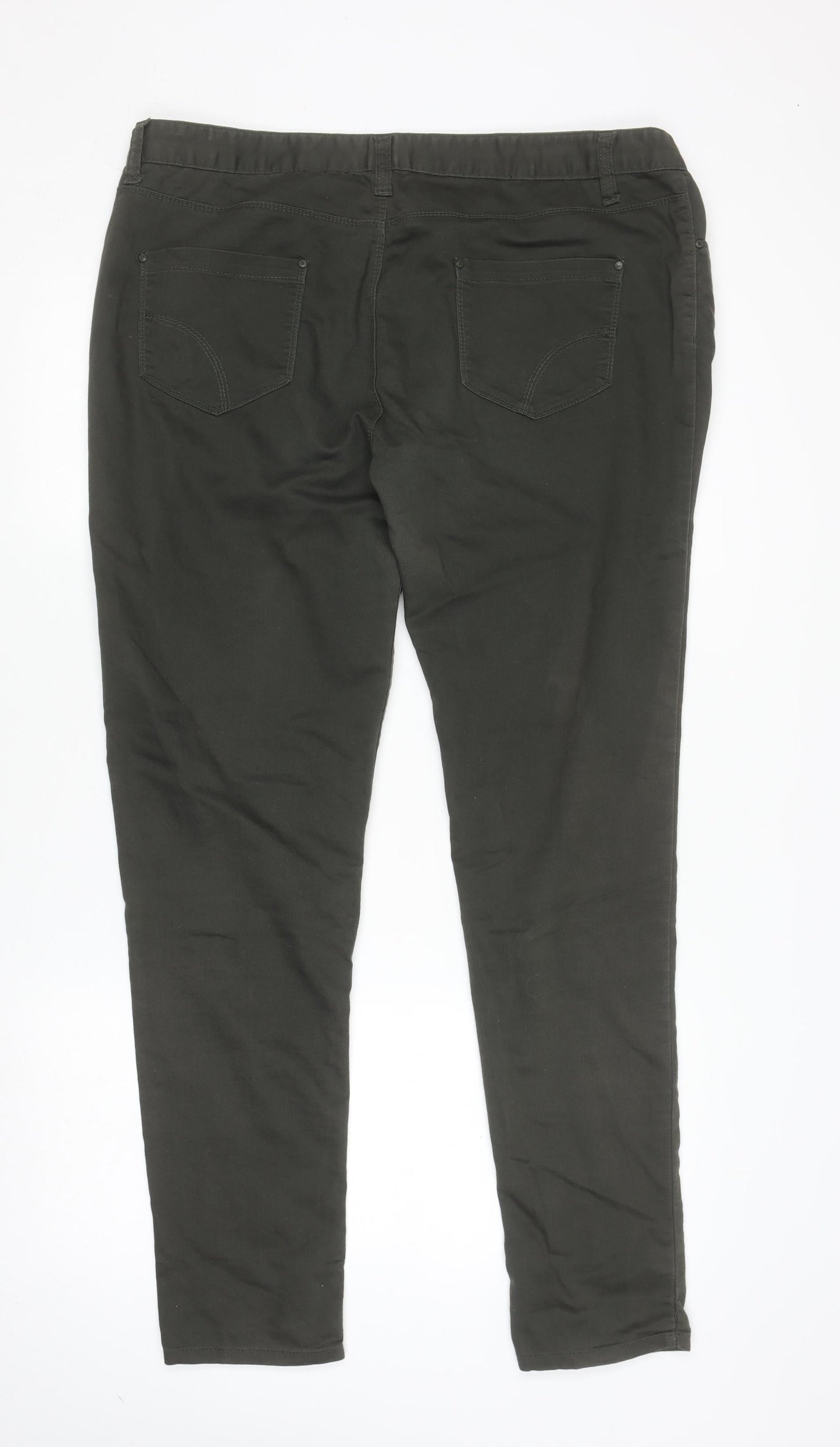 Womens UK Size 18 Laura G Slim Fit Skinny Black Jeans