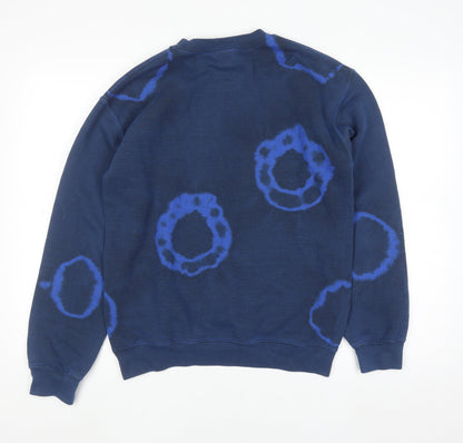 Urban Outfitters Men's Blue XS Santa Clara 1985 Athletic Dept Sweatshirt