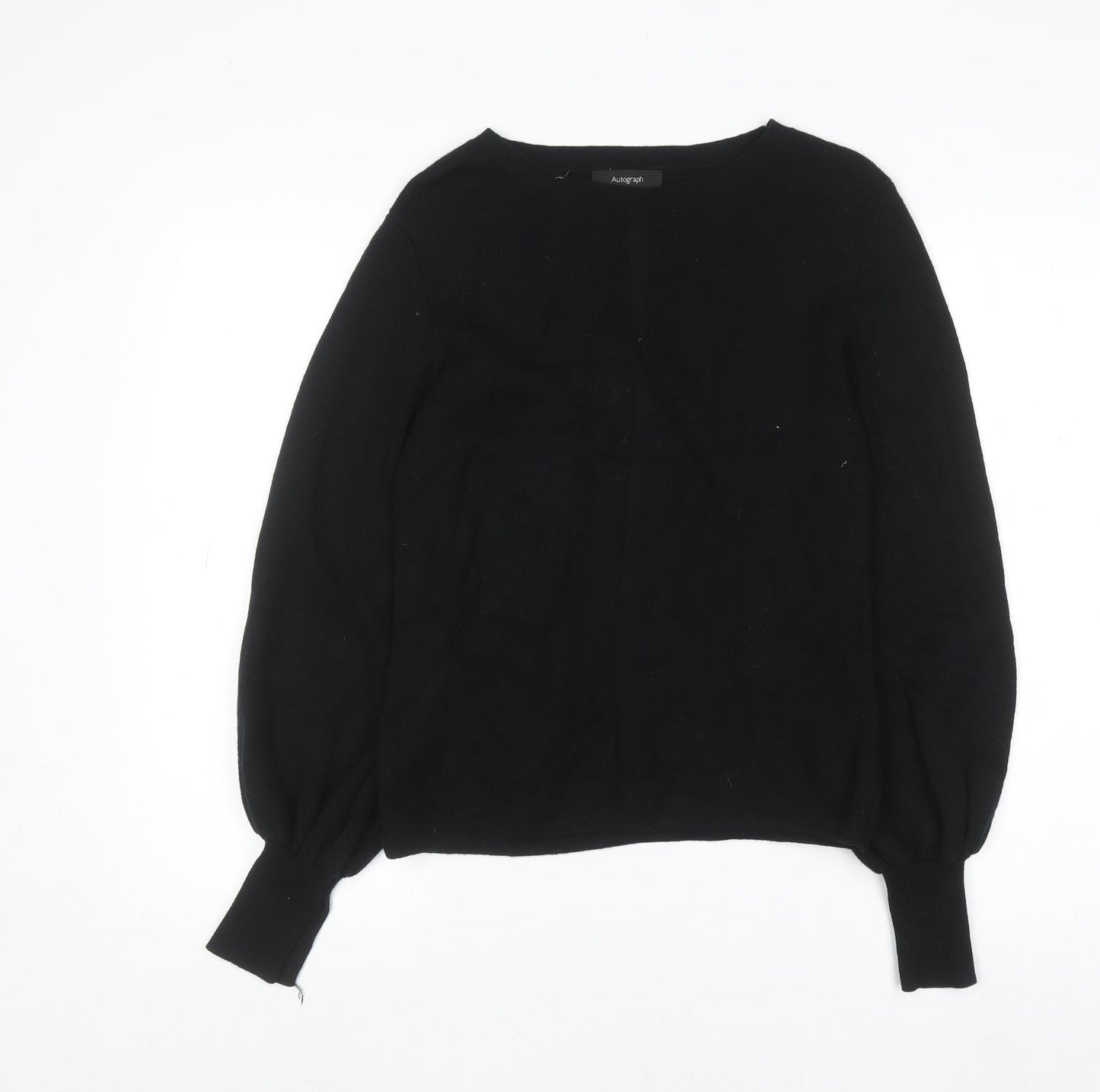 Womens UK Size 10 Marks and Spencer Black Pullover Jumper