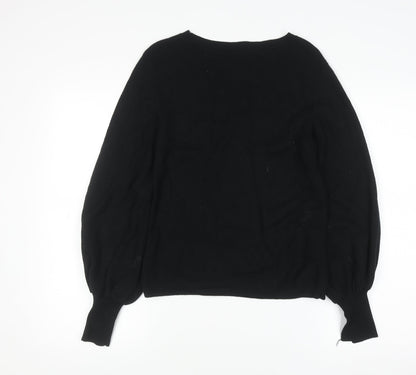 Womens UK Size 10 Marks and Spencer Black Pullover Jumper
