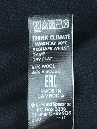 Womens UK Size 10 Marks and Spencer Black Pullover Jumper