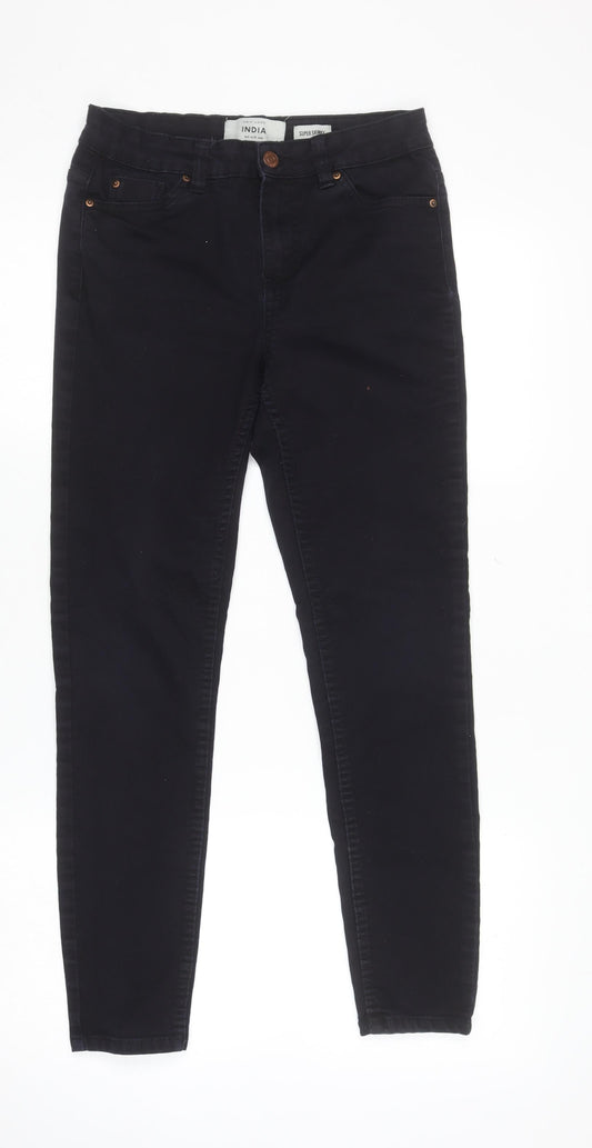 Womens UK Size 8 New Look Slim Fit Skinny Black Jeans
