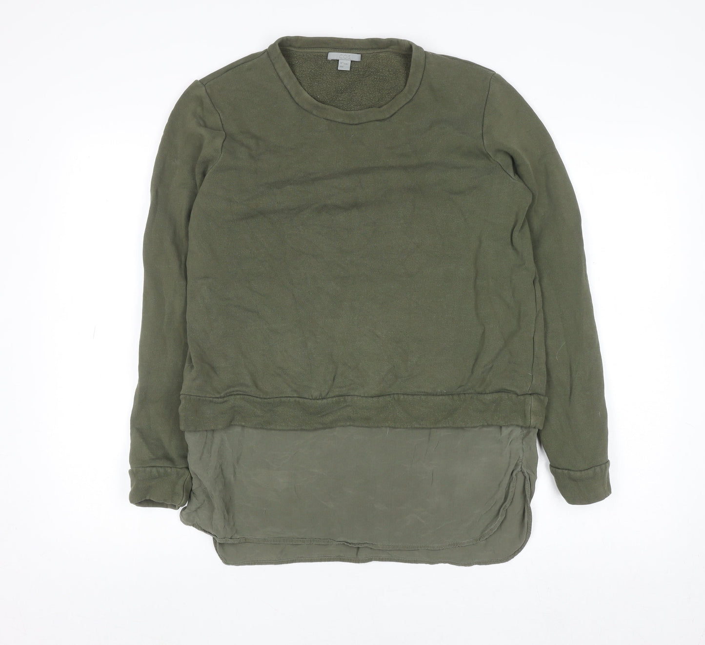 Womens UK Size S COS Green Pullover Jumper