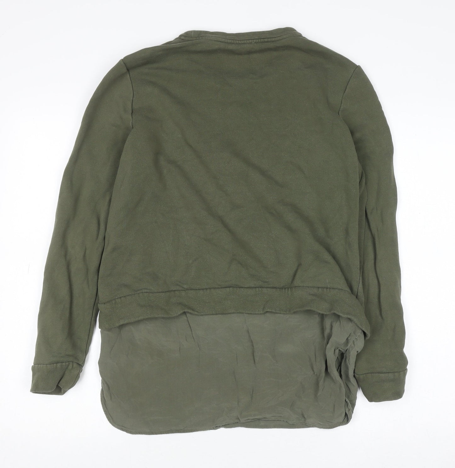 Womens UK Size S COS Green Pullover Jumper