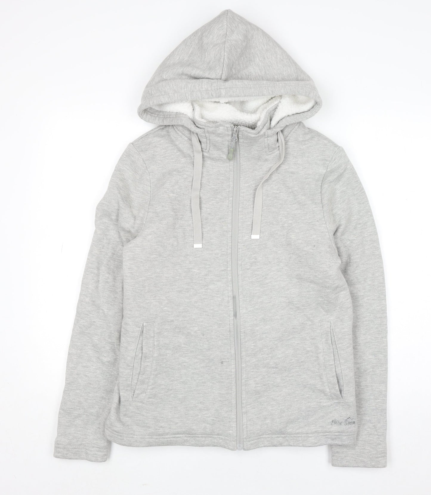Womens UK Size 10 Peter Storm Grey Full Zip Hoodie