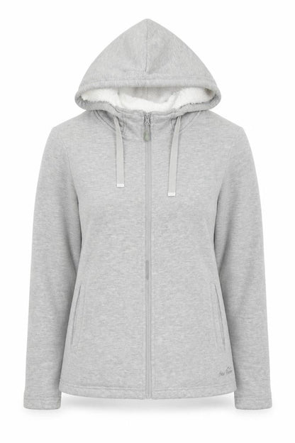 Womens UK Size 10 Peter Storm Grey Full Zip Hoodie