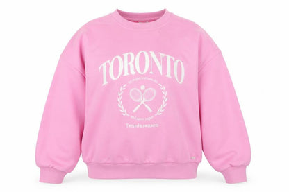 Womens UK Size S Pull & Bear Pink Pullover Sweatshirt