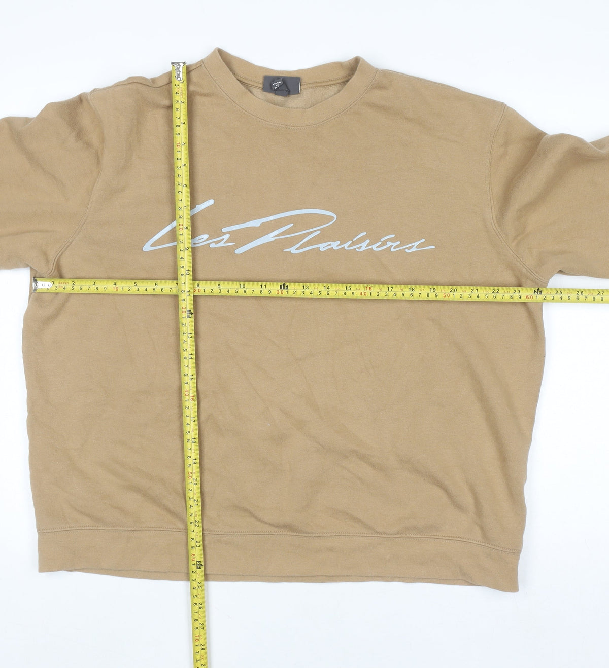 Mens UK Size XL H&M Beige Pullover Sweatshirt