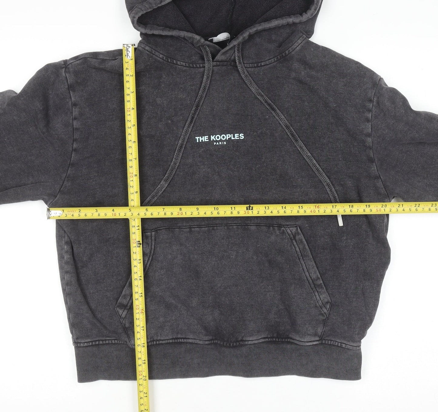 Womens UK Size XS The Kooples Black Pullover Hoodie