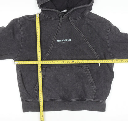 Womens UK Size XS The Kooples Black Pullover Hoodie