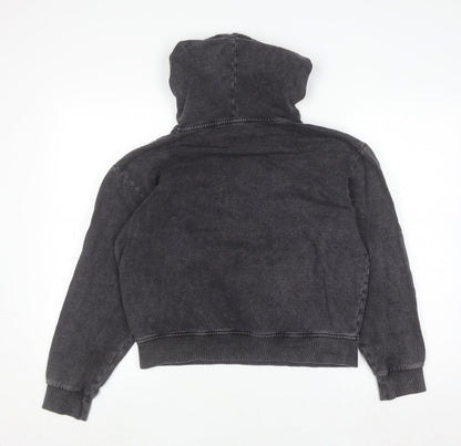 Womens UK Size XS The Kooples Black Pullover Hoodie