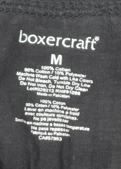 Boxercraft Men's Black Grey South Brunswick Long Sleeve Top Size M