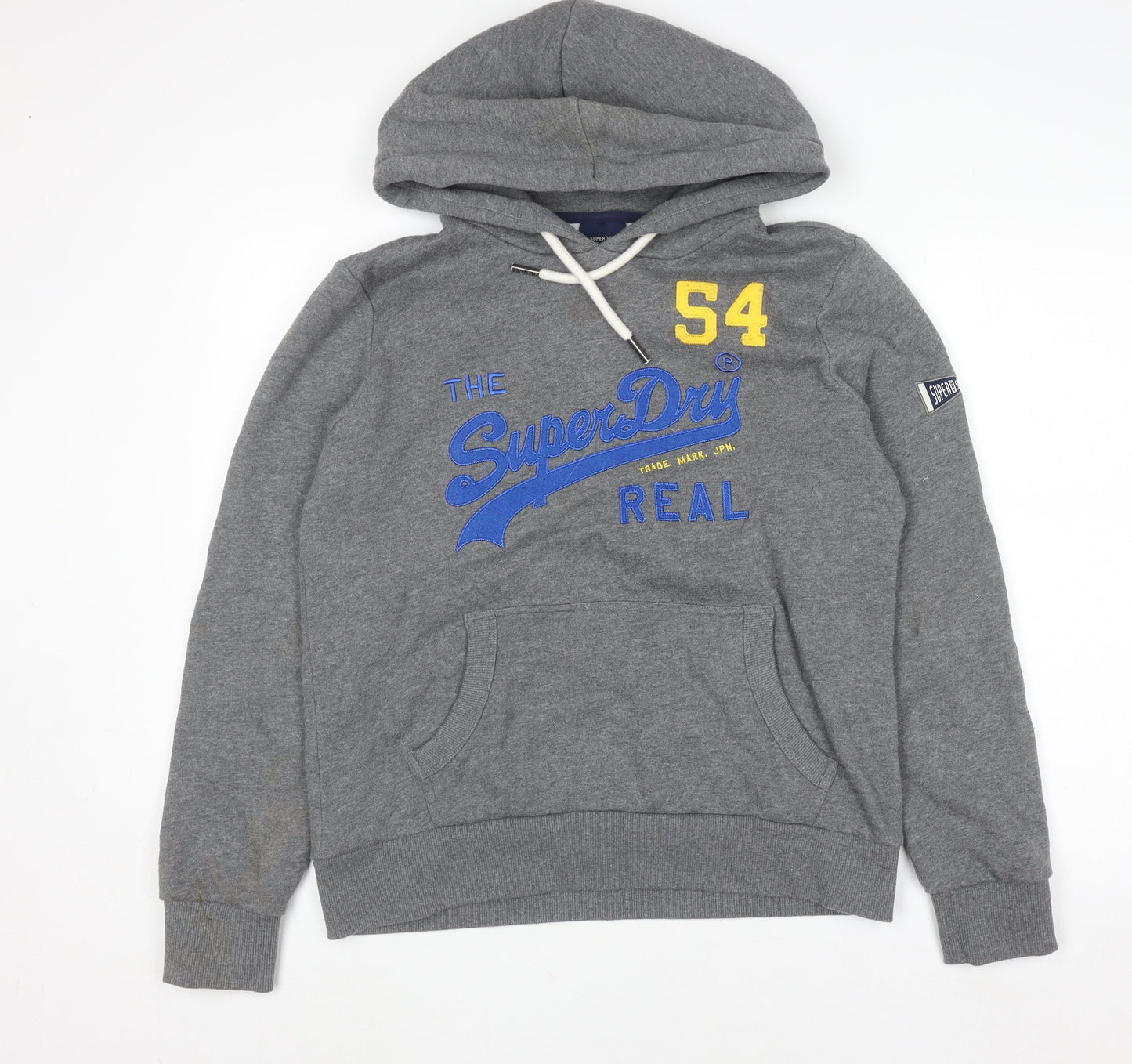Womens UK Size 14 Superdry Grey Pullover Hoodie