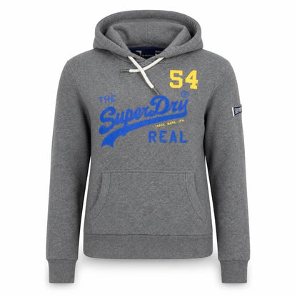 Womens UK Size 14 Superdry Grey Pullover Hoodie