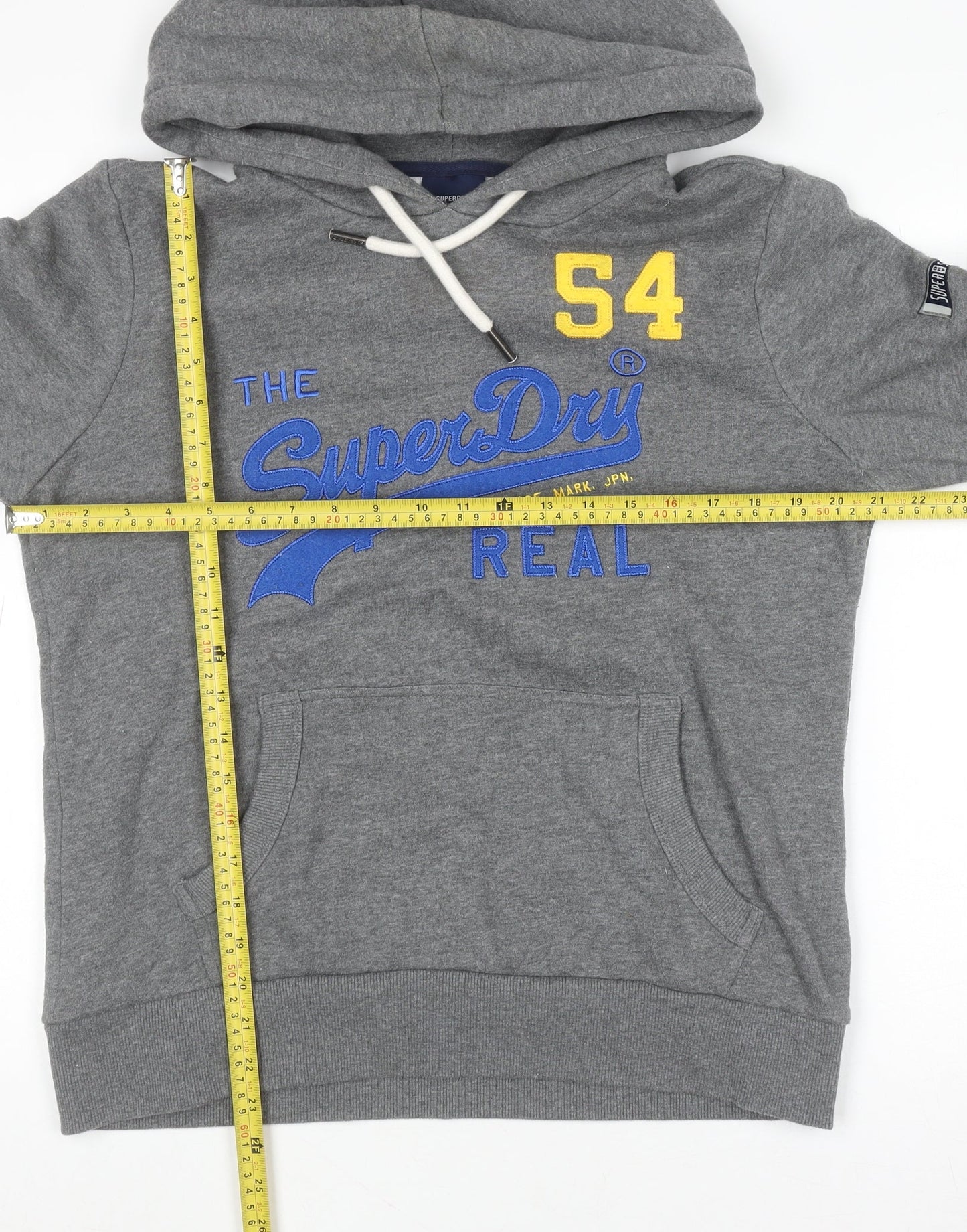 Womens UK Size 14 Superdry Grey Pullover Hoodie